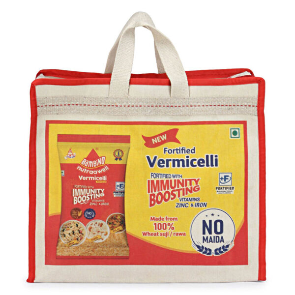 Durable Canvas Zipper Bags for Bambino Pasta - Image 5