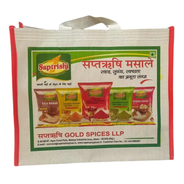 Durable Canvas Hawker Bags for Saptrishi Spices